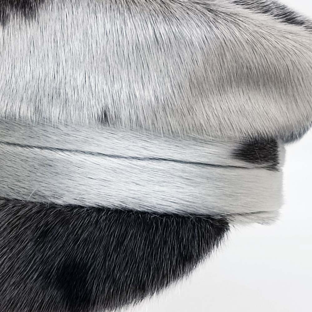 メンズキャップ 毛皮 アザラシのマリンキャップ | 毛皮(ファー)の帽子