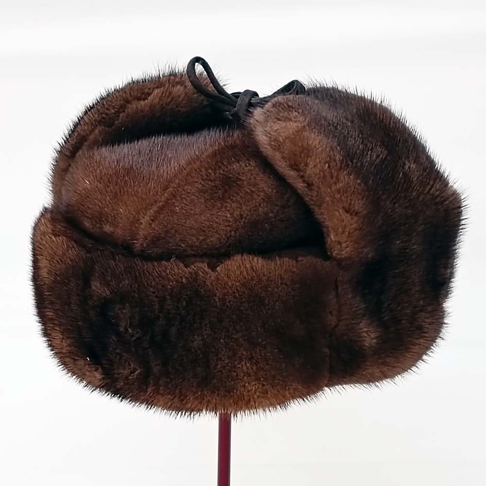 メンズモスコー ミンクのモスコー(ロシア帽) | 毛皮(ファー)の帽子