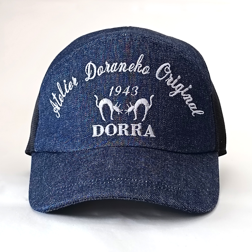 デニムのDORRAキャップ メッシュタイプ