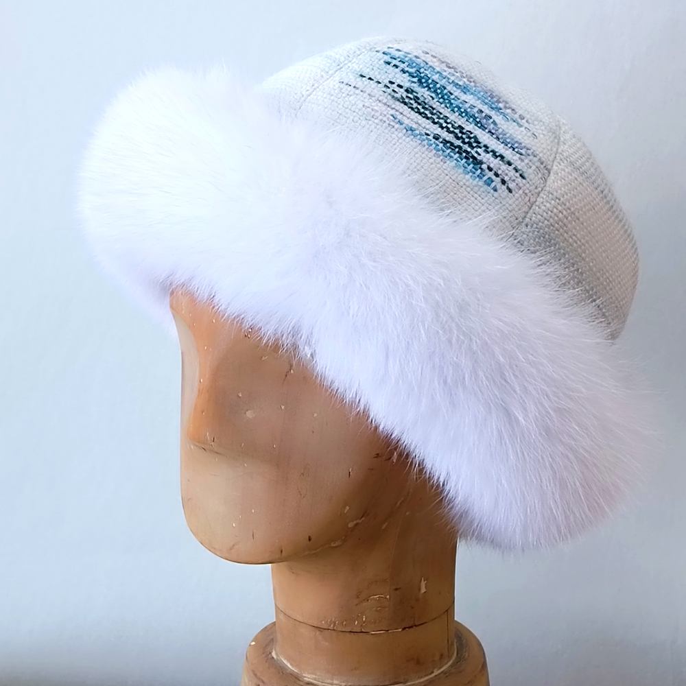 優佳良織×FOXのロールキャップ