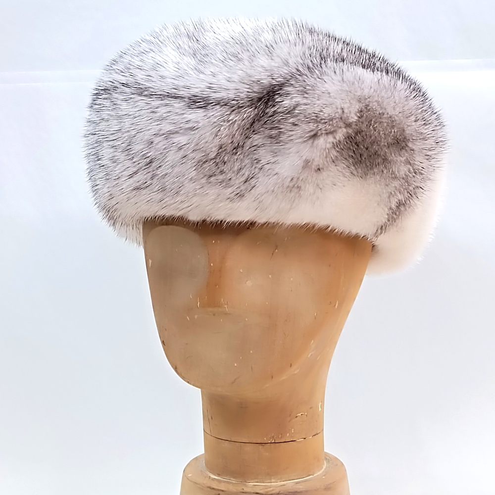 ミンクのベレー帽